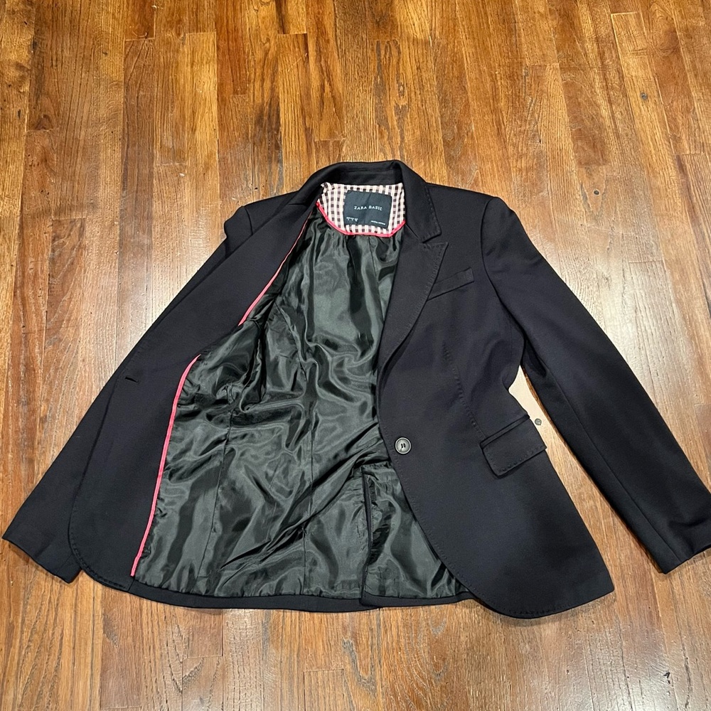 Zara Basic Black Blazer - image 4